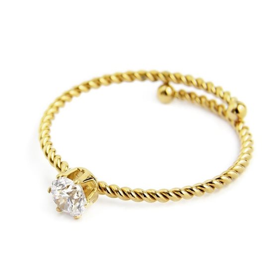 Anello Marlù Donna Time to in Acciaio Cristallo 18AN115GW-S - 18AN115GW-S